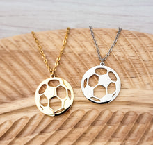 Load image into Gallery viewer, Soccer Necklace — Leave Notes at Checkout
