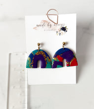 Load image into Gallery viewer, Clay - Jewel Tones - Arch Dangles
