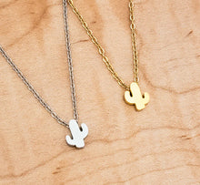 Load image into Gallery viewer, Cactus Necklace — Leave Notes at Checkout
