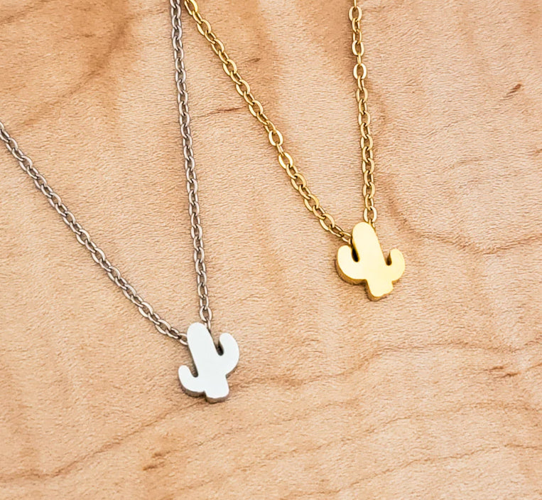 Cactus Necklace — Leave Notes at Checkout