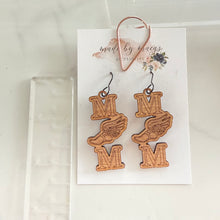 Load image into Gallery viewer, Wooden - Track Mom Dangles
