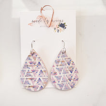 Load image into Gallery viewer, Leather - Boho Triangles - Classic Drops
