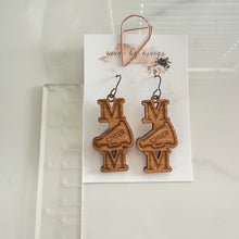 Load image into Gallery viewer, Wooden - Cheer Mom Dangles

