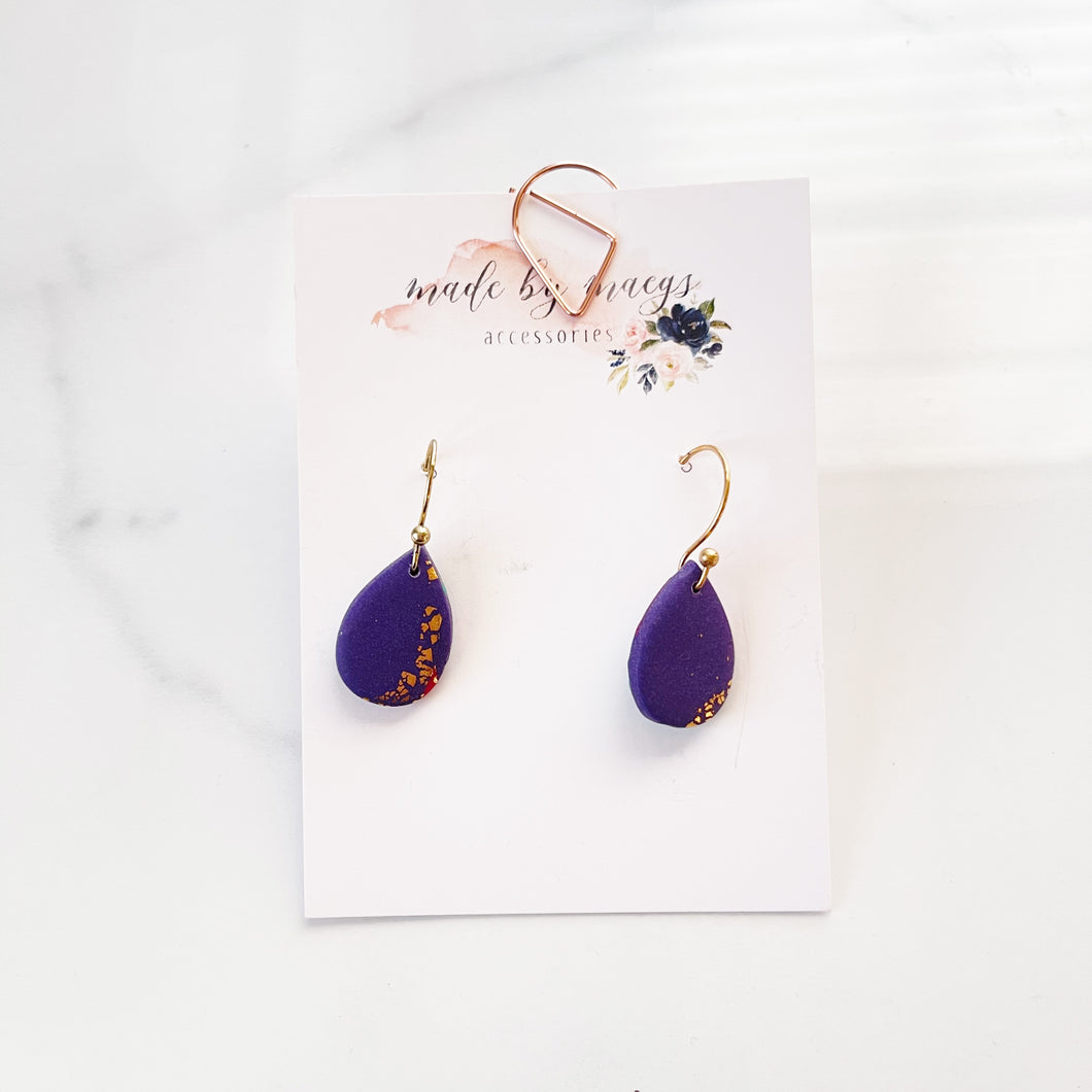 Purple Clay Mini Dangles