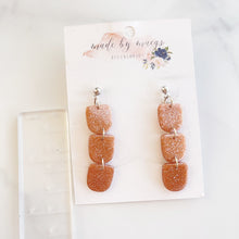 Load image into Gallery viewer, Clay - Rose Gold Triple - Dangles
