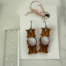 Load image into Gallery viewer, Wooden - Golf Mom Dangles
