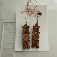 Load image into Gallery viewer, Wooden - Wrestling Mom Dangles
