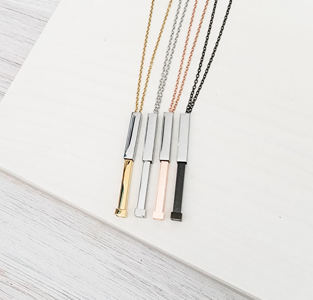 Hidden Message Necklace — Leave Notes at Checkout