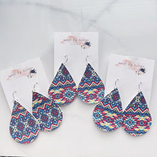 Load image into Gallery viewer, Leather - Aztec Classic Drops - Dangles
