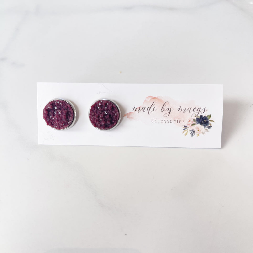 Jewel Tone Studs