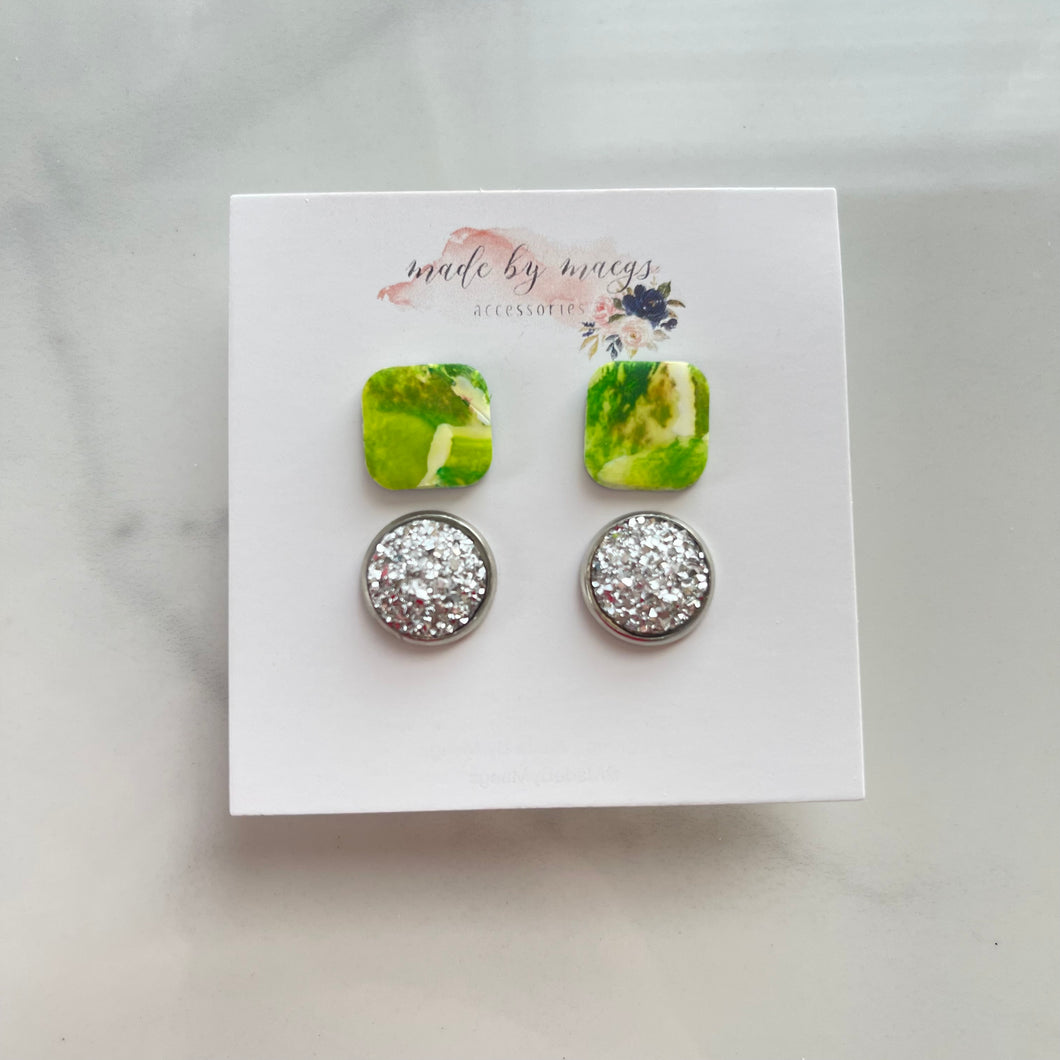 Clay Studs - St. Patrick’s Day Studs Pack