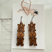 Load image into Gallery viewer, Wooden - Hockey Mom Dangles
