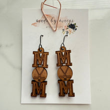 Load image into Gallery viewer, Wooden - Hockey Mom Dangles
