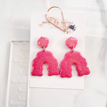 Load image into Gallery viewer, Valentine’s Collection - Scalloped Arch Dangles
