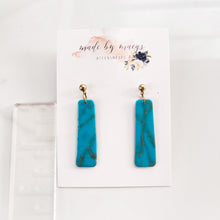 Load image into Gallery viewer, Turquoise Rodeo - Bar Dangles
