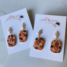 Load image into Gallery viewer, Fancy Fall Leaves Dangles (Medium Size - Orange Version)
