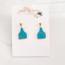 Load image into Gallery viewer, Turquoise Rodeo - Turquoise Tag (.75”)
