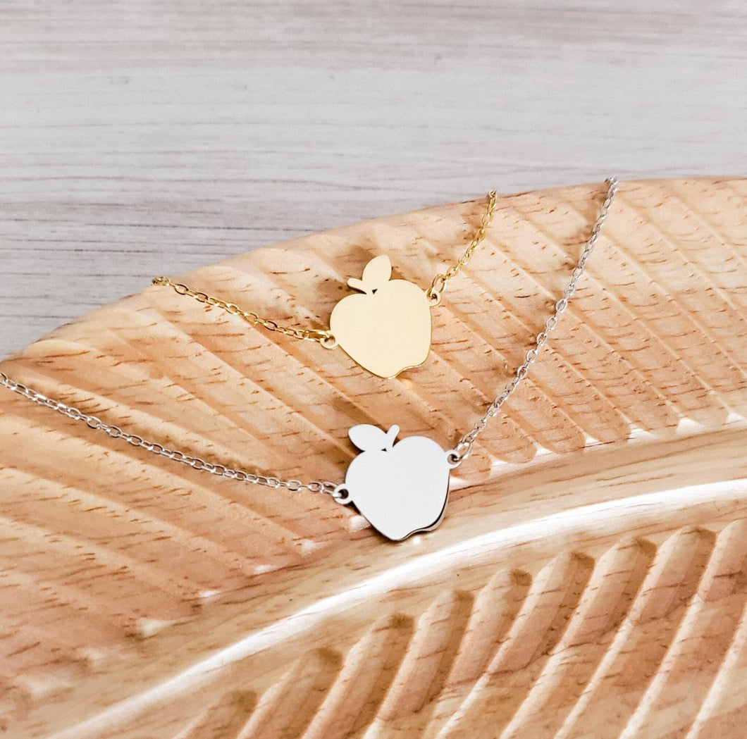 Apple Necklace — Leave Notes at Checkout