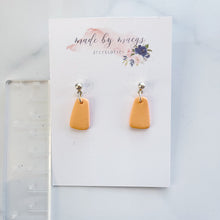 Load image into Gallery viewer, Clay - Dreamsicle Mini Rectangle - Dangles
