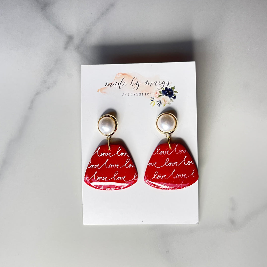 Valentine’s Collection - Red Love Dangle