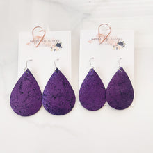 Load image into Gallery viewer, Leather - Royal Purple Shimmer - Classic Drops
