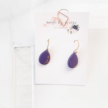 Load image into Gallery viewer, Purple Clay Mini Dangles
