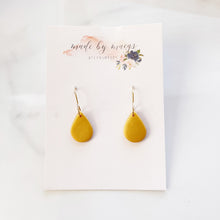 Load image into Gallery viewer, Clay - Shimmer Gold Mini Classic Drop Dangles
