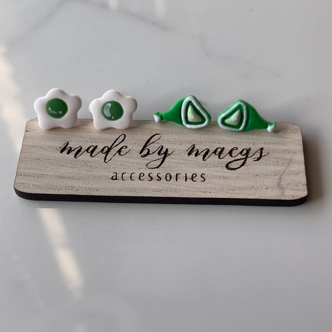 Green Breakfast Studs