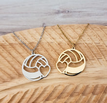 Load image into Gallery viewer, Volleyball Necklace — Leave Notes at Checkout
