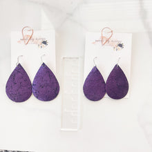 Load image into Gallery viewer, Leather - Royal Purple Shimmer - Classic Drops
