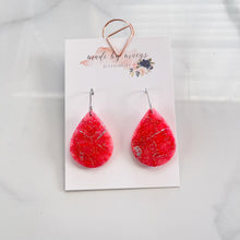 Load image into Gallery viewer, Valentine’s Collection - Translucent Pink Dangles
