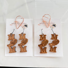 Load image into Gallery viewer, Wooden - Track Mom Dangles
