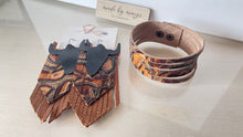 Load image into Gallery viewer, Western Bulls - Earring + Bracelet Set
