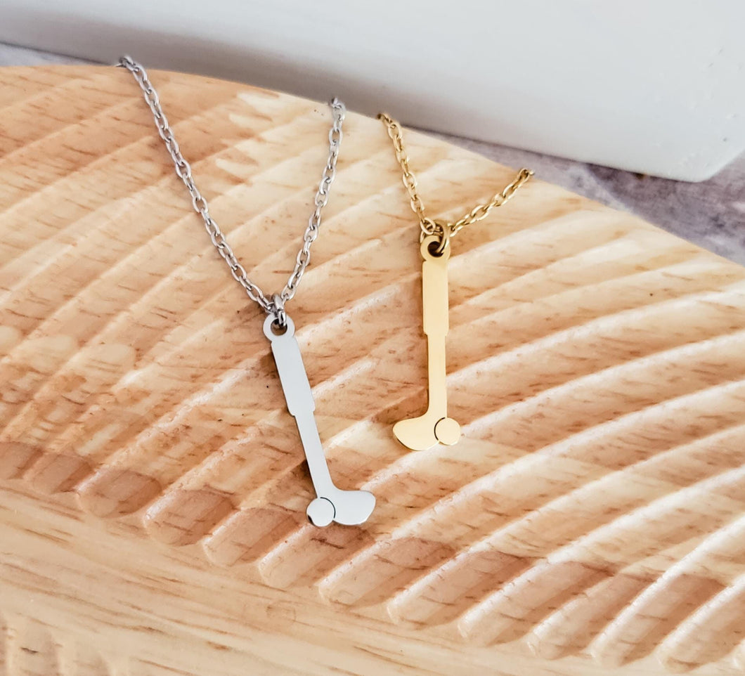 Golf Necklace — Leave Notes at Checkout