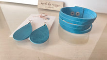 Load image into Gallery viewer, Deep Turquoise Earring + Bracelet Set
