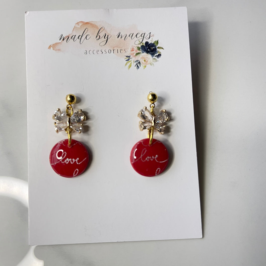 Valentine’s Collection - Red Love Mini Dangle