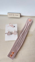 Load image into Gallery viewer, Rose Gold Okies - Earring + Bracelet Set
