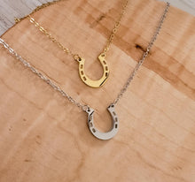Load image into Gallery viewer, Horse Shoe Necklace — Leave Notes at Checkout
