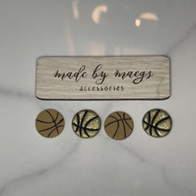 Load image into Gallery viewer, Basketball Earrings (Multiple Options)
