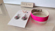 Load image into Gallery viewer, Pink Earring + Bracelet Set
