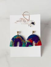 Load image into Gallery viewer, Clay - Jewel Tones - Arch Dangles
