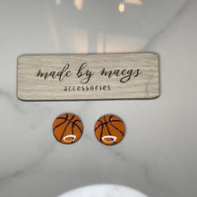 Load image into Gallery viewer, Basketball Earrings (Multiple Options)
