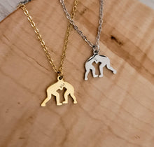 Load image into Gallery viewer, Wrestling Necklace — Leave Notes at Checkout
