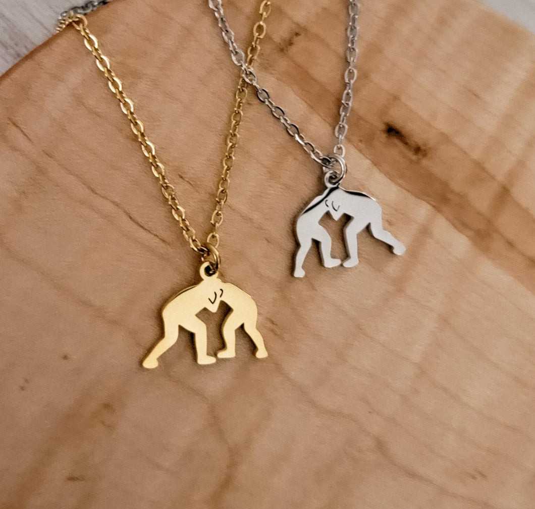 Wrestling Necklace — Leave Notes at Checkout