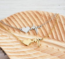 Load image into Gallery viewer, Heartbeat Necklace — Leave Notes at Checkout
