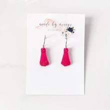 Load image into Gallery viewer, Valentine’s Collection - Small Clay Fringe Dangles
