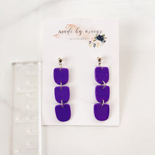 Load image into Gallery viewer, Valentine’s Collection - Purple Triple Dangle
