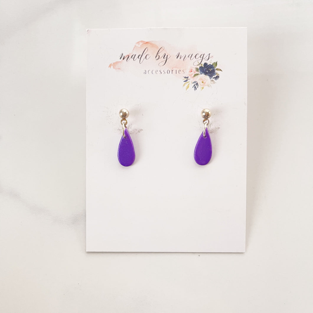 Valentine’s Collection - Purple Clay Mini Drops