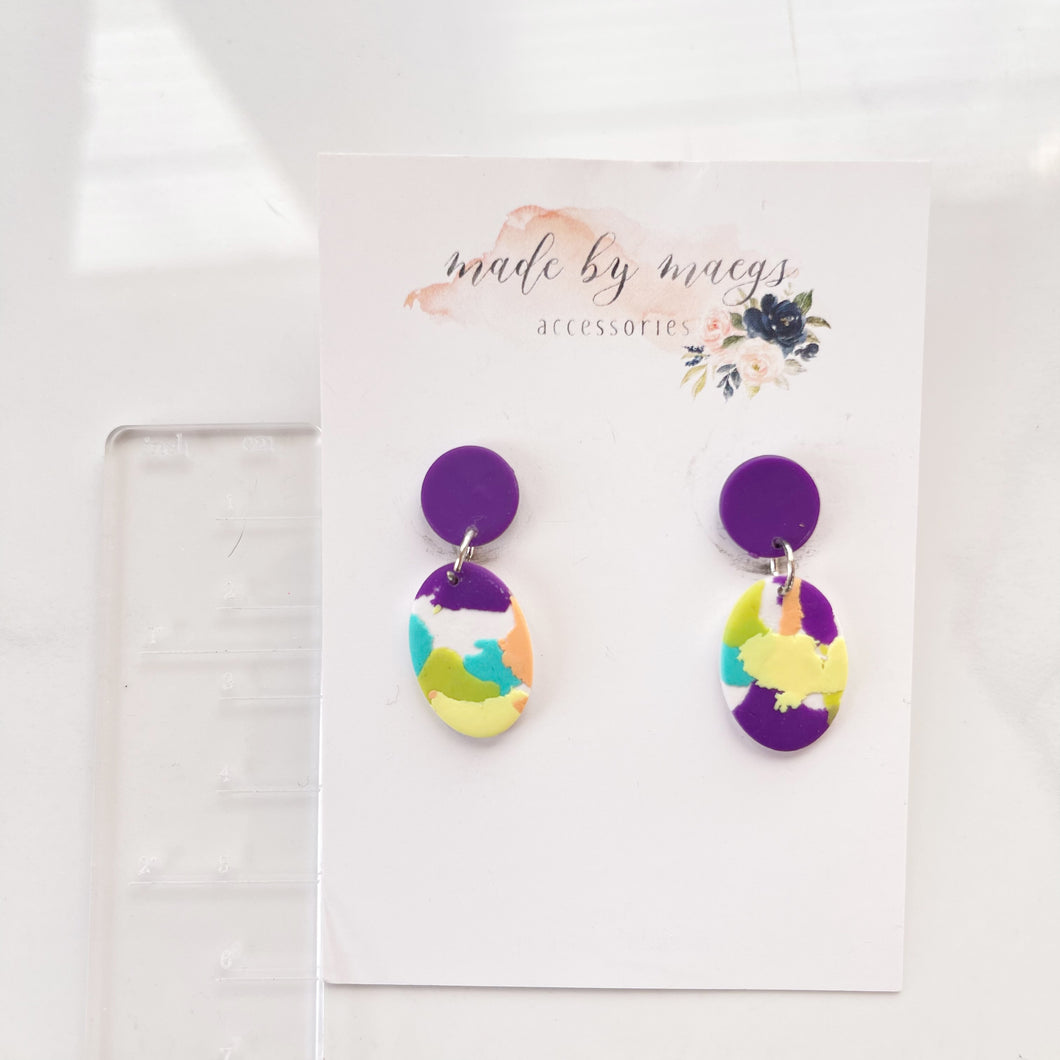 Sherbet 2.0 Mini Oval Dangles