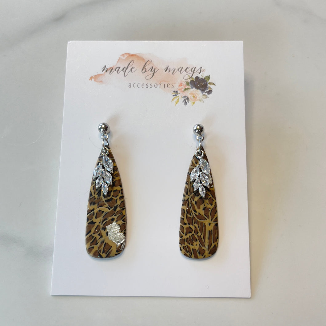 Leopard Print - Skinny Dangles